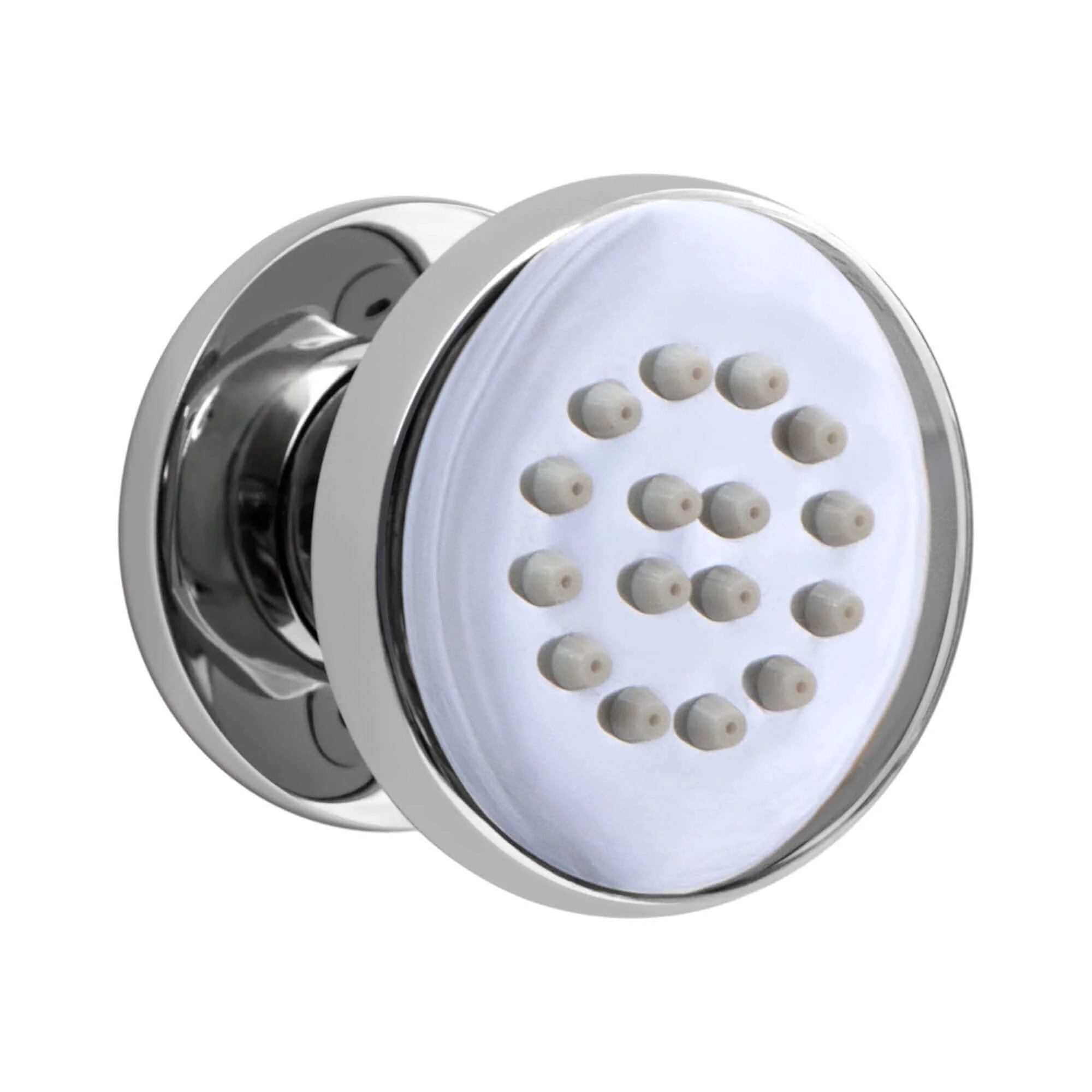 4 x round shower body jets - chrome - Image 6