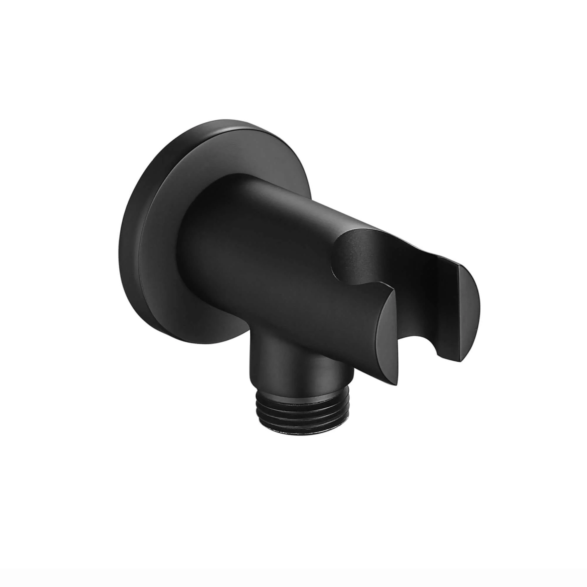 Contemporary 3 Function Hand Shower Kit Incl. Hose And Wall Bracket With Outlet - Black - Image 6
