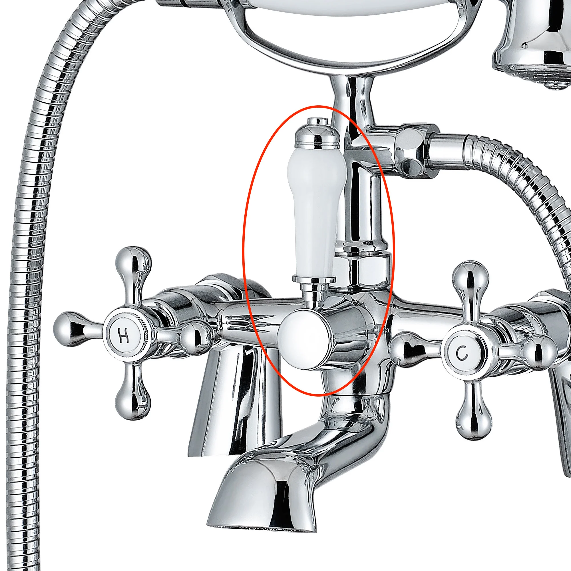 Diverter BT8608 Beaumont - chrome - Image 2