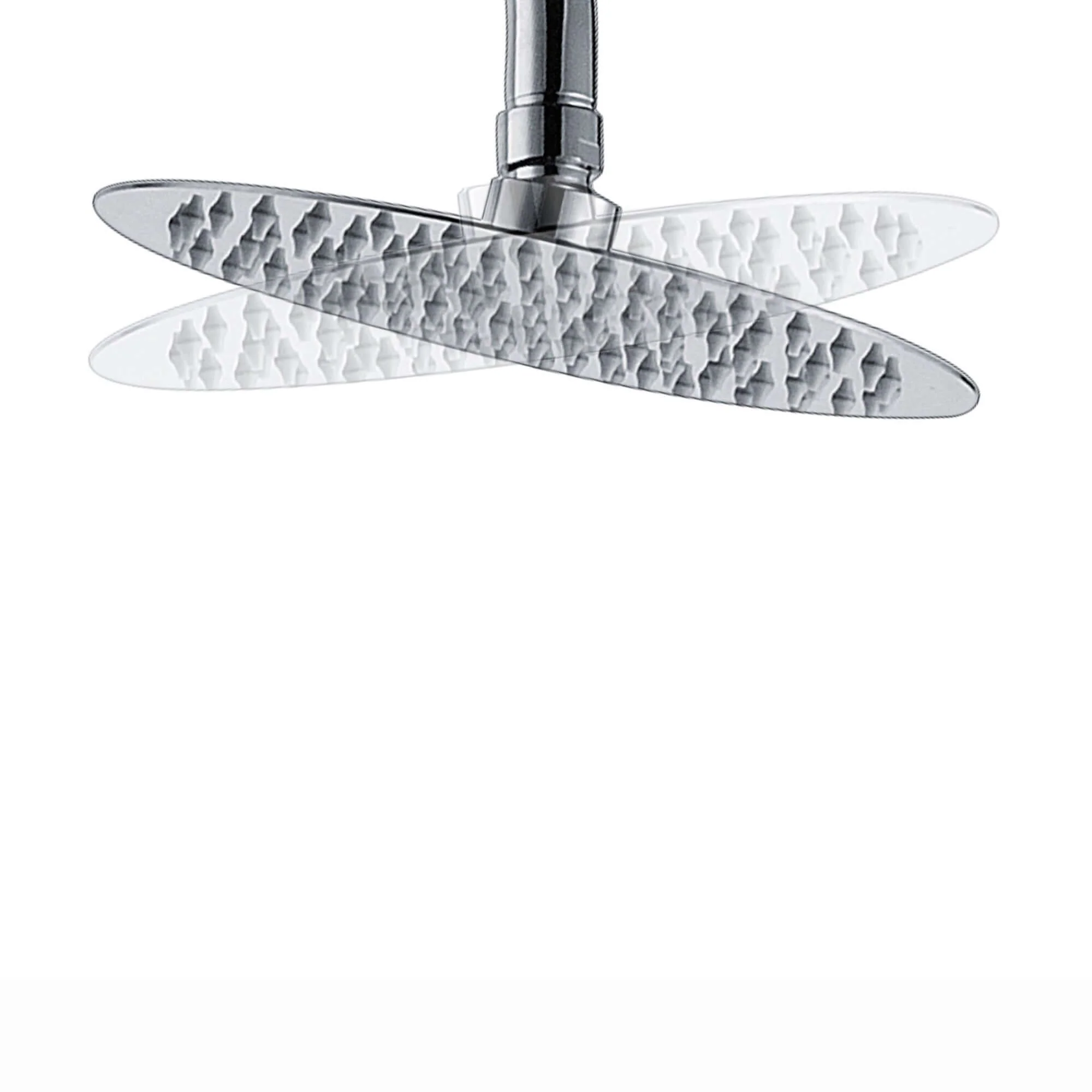 Dune round thermostatic shower set 200mm head & handheld - chrome - Image 3