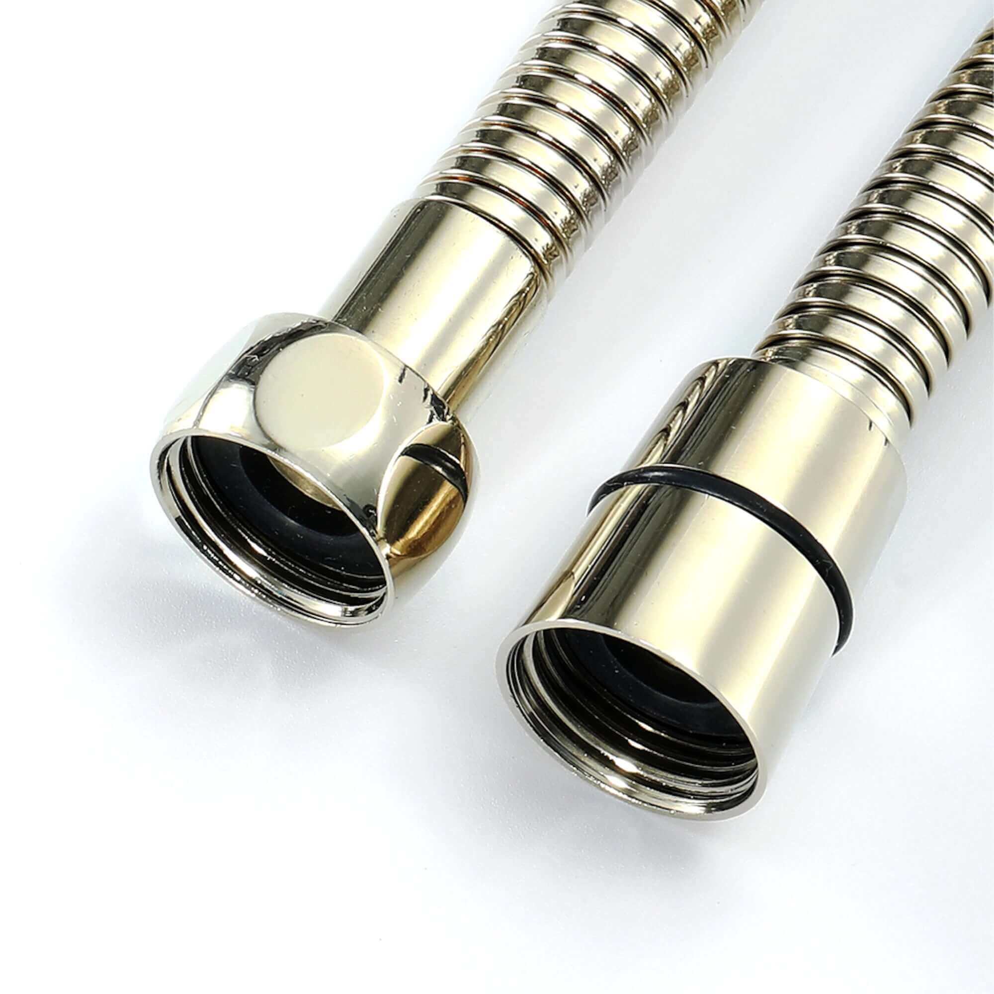 Flex shower hose stainless steel 1.75m standard bore - gold - Image 3
