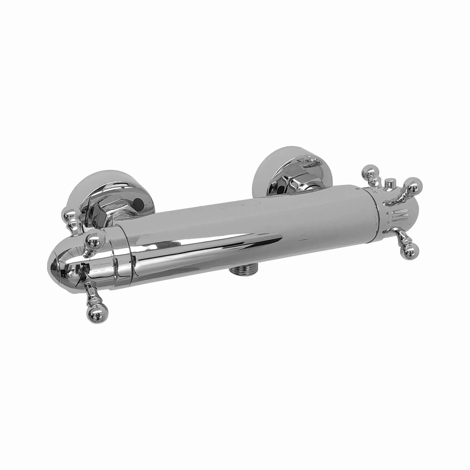 Gallant traditional thermostatic shower bar mixer valve with slider rail shower kit - chrome - Image 2