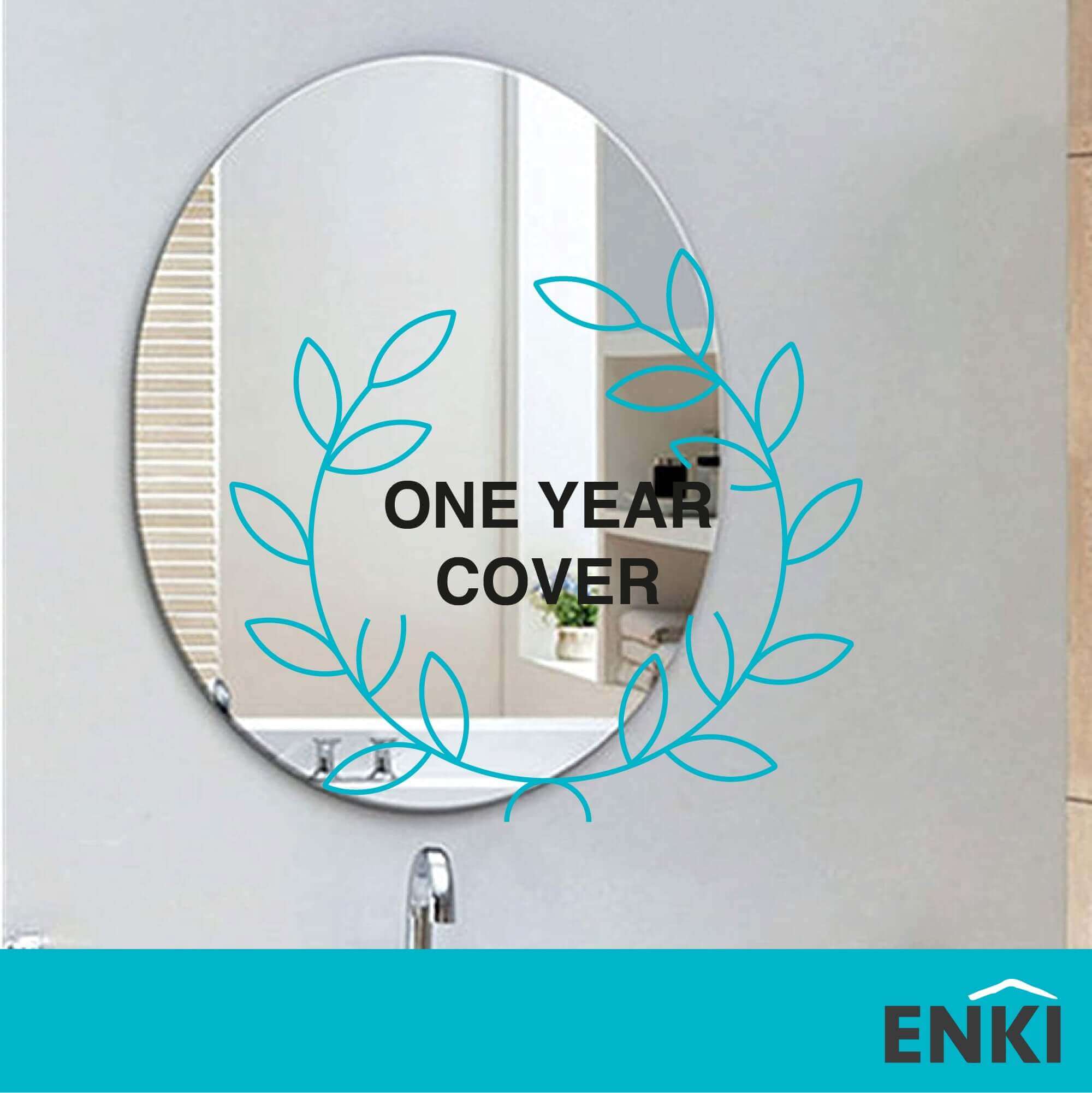 Horizon Oval frameless mirror polished edge (400 x 600mm) - Image 5