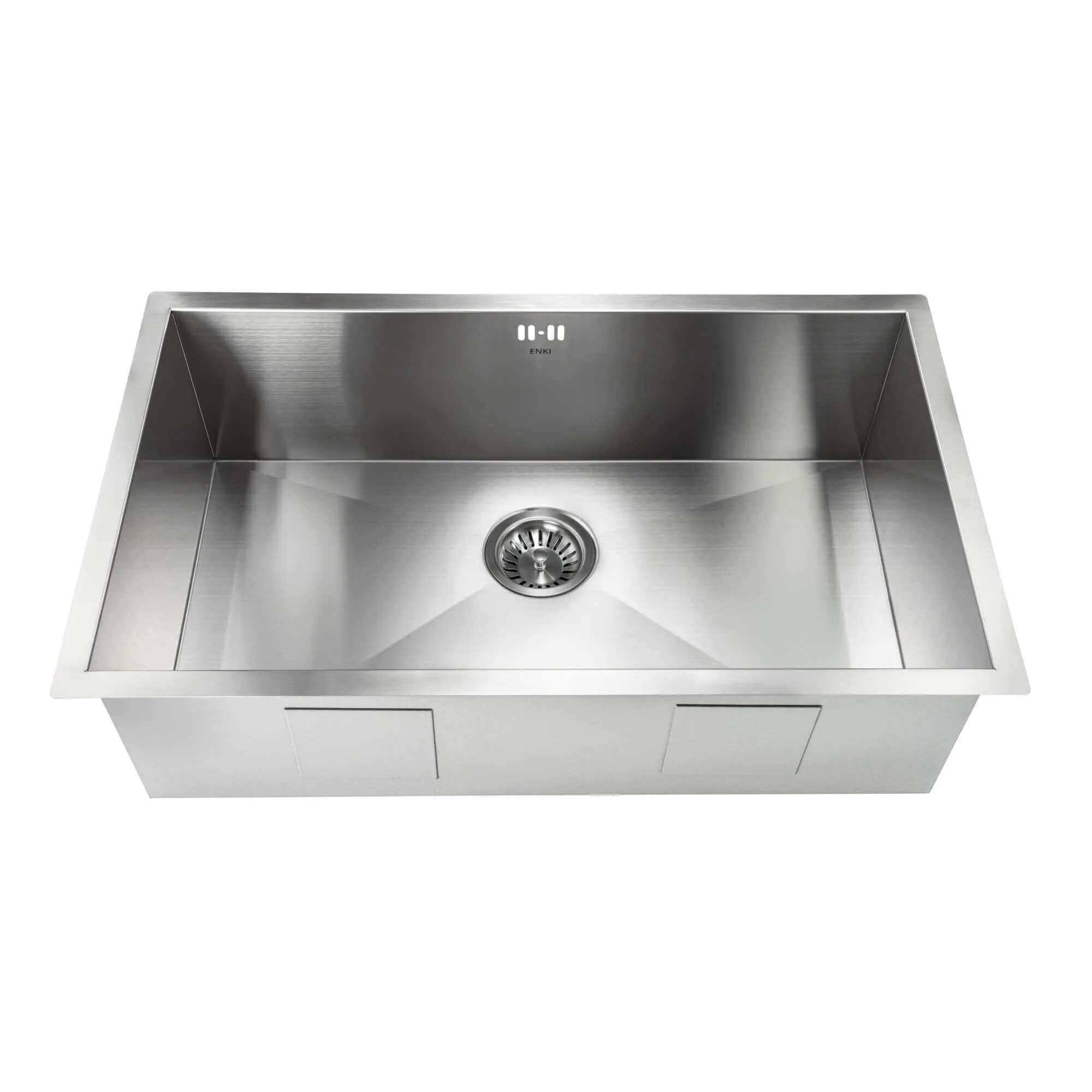 Kitchen Sink And Tap Set, Bali 760mm 1.0 Bowl Undermount Or Topmount Kitchen Sink With Overflow - Brushed Stainless Steel, Icon Filter Kitchen Tap - Image 3