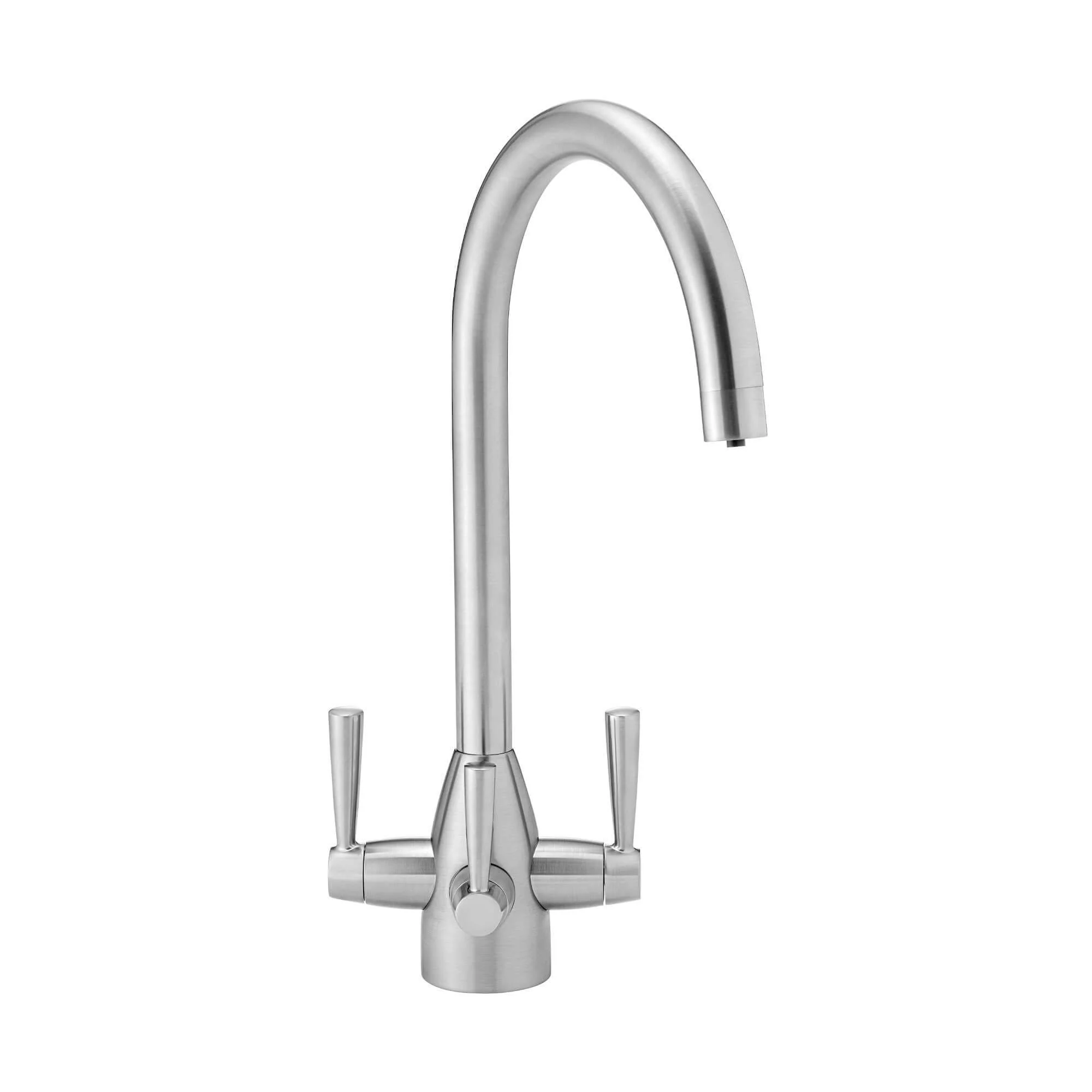 Kitchen Sink And Tap Set, Bali 760mm 1.0 Bowl Undermount Or Topmount Kitchen Sink With Overflow - Brushed Stainless Steel, Icon Filter Kitchen Tap - Image 4