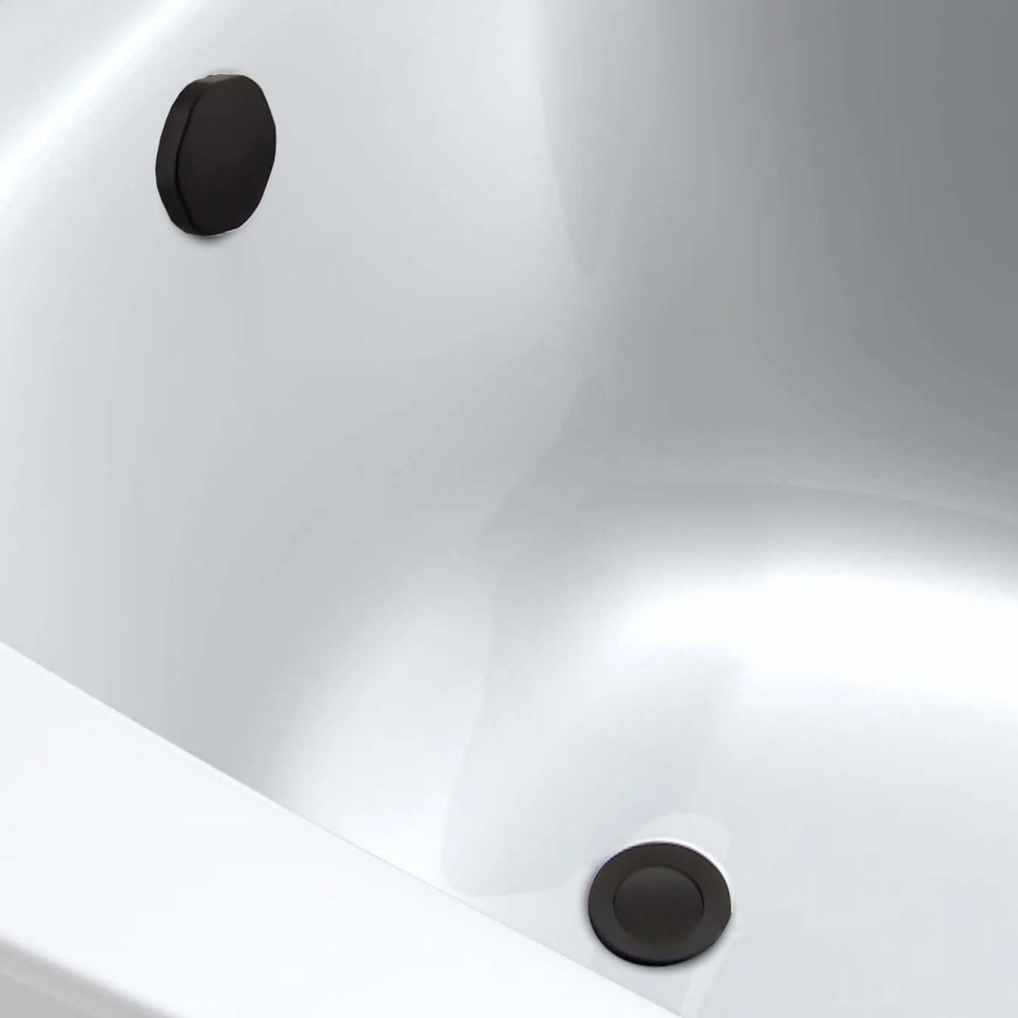 Luxury Bath Pop Up Waste with Overflow Easy Clean - Matt Black - Image 3