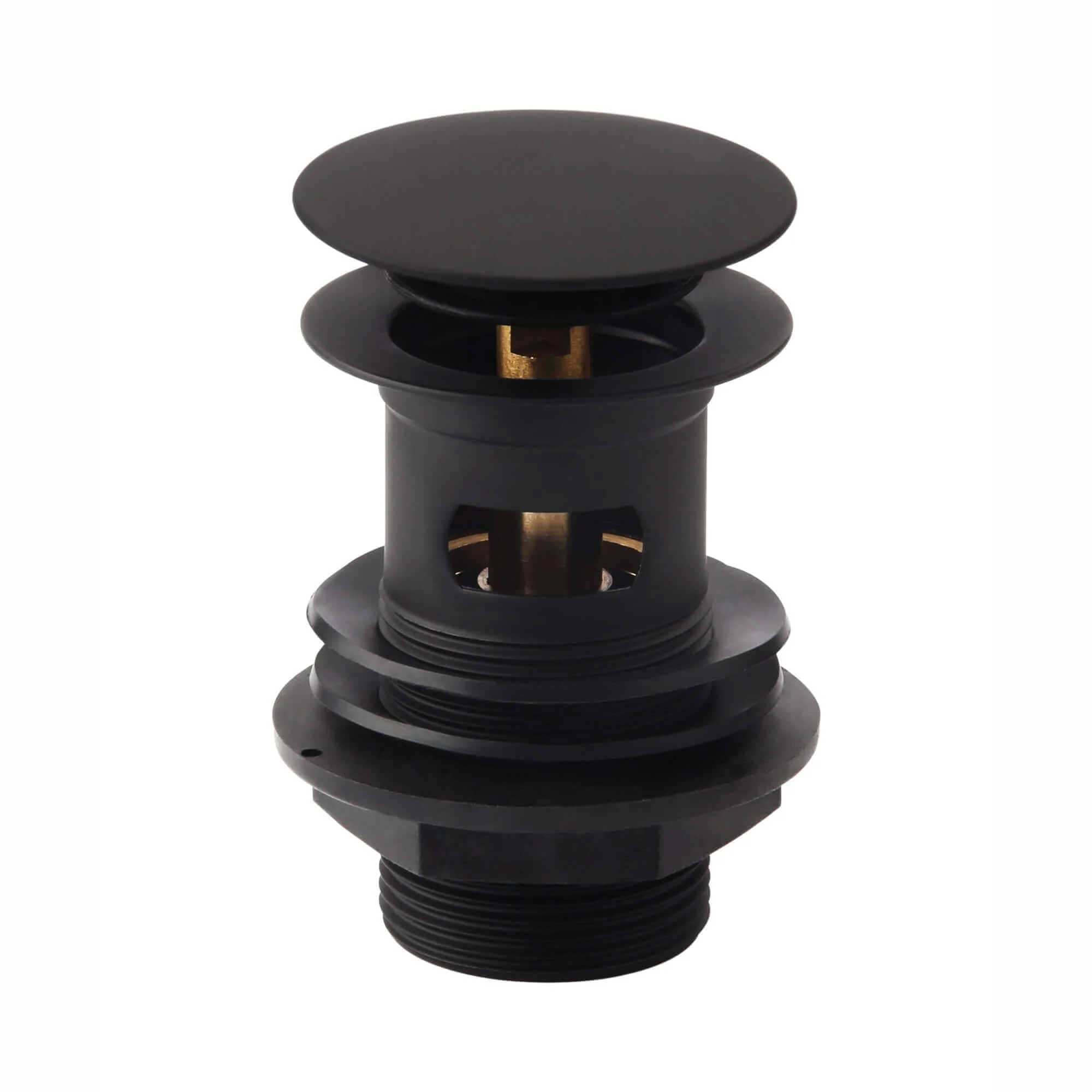 Milly geo inspired hexagonal basin sink mixer tap + slotted waste - matt black - Image 3