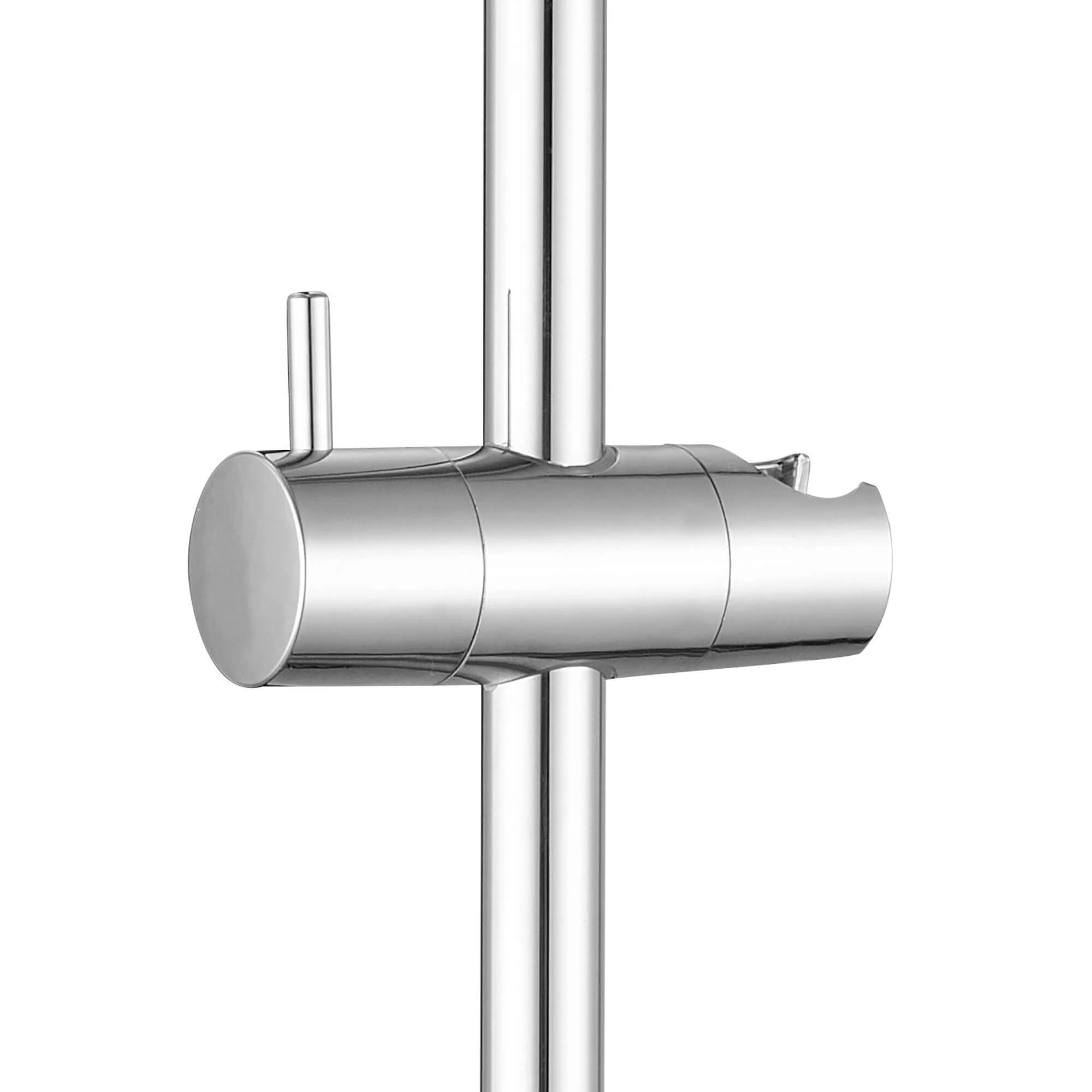 Modern shower slider rail with bracket - chrome - Image 2