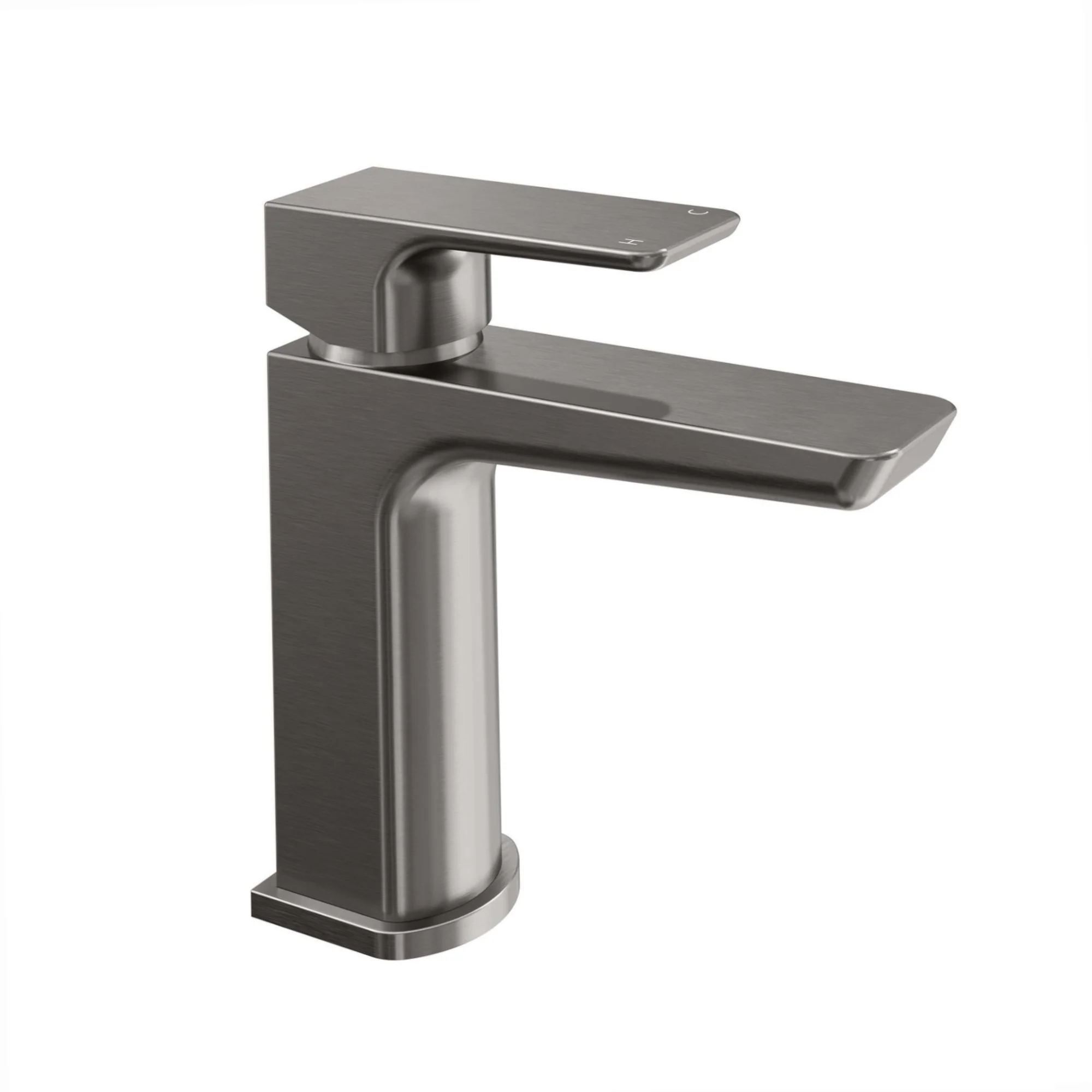 Mykonos bundle incl. bath shower mixer tap with dual riser rail, basin mixer, bath and basin wastes - gunmetal grey - Image 4