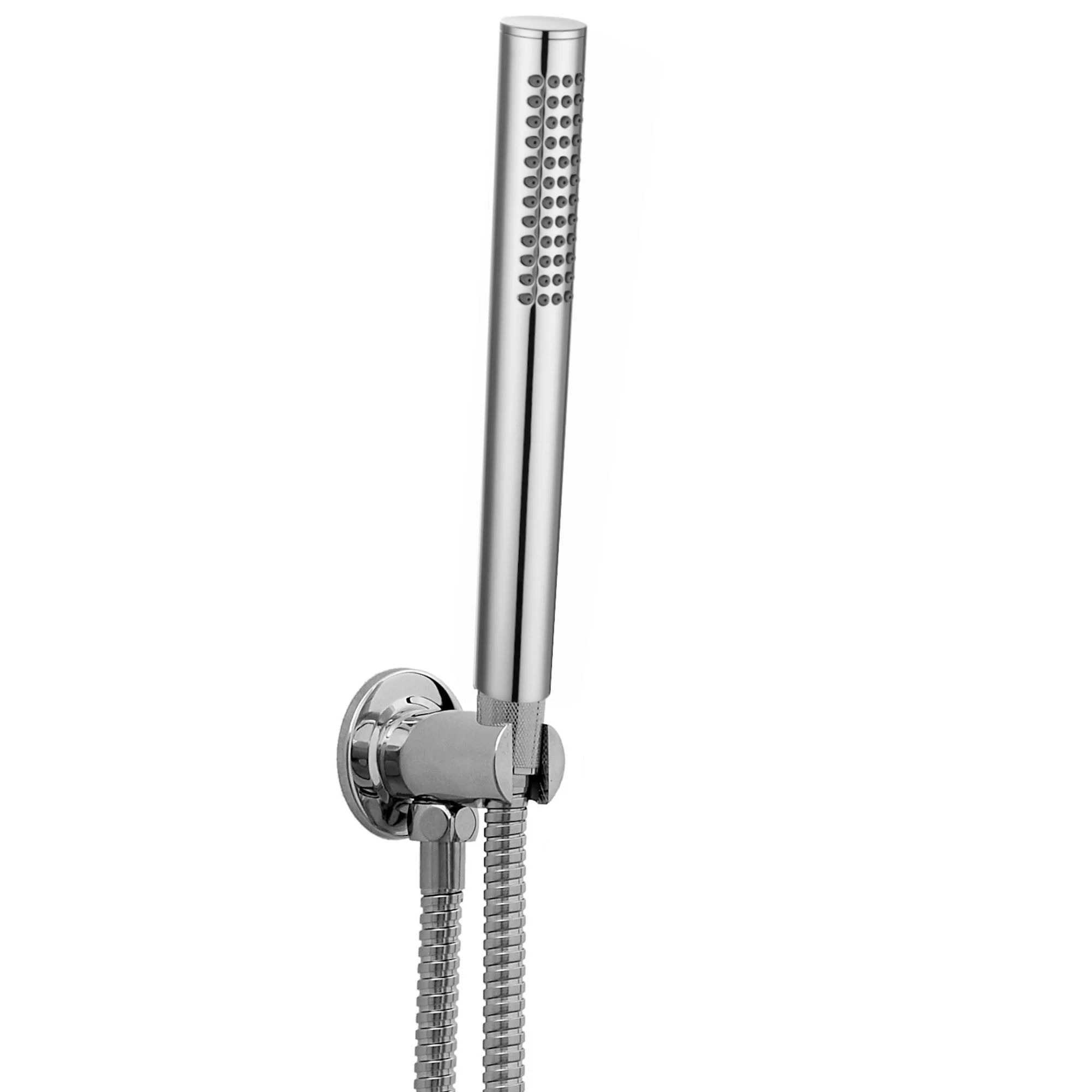 Naples Contemporary Round Concealed Thermostatic Shower Set With Handshower Kit - Chrome (1 Outlet) - Image 3