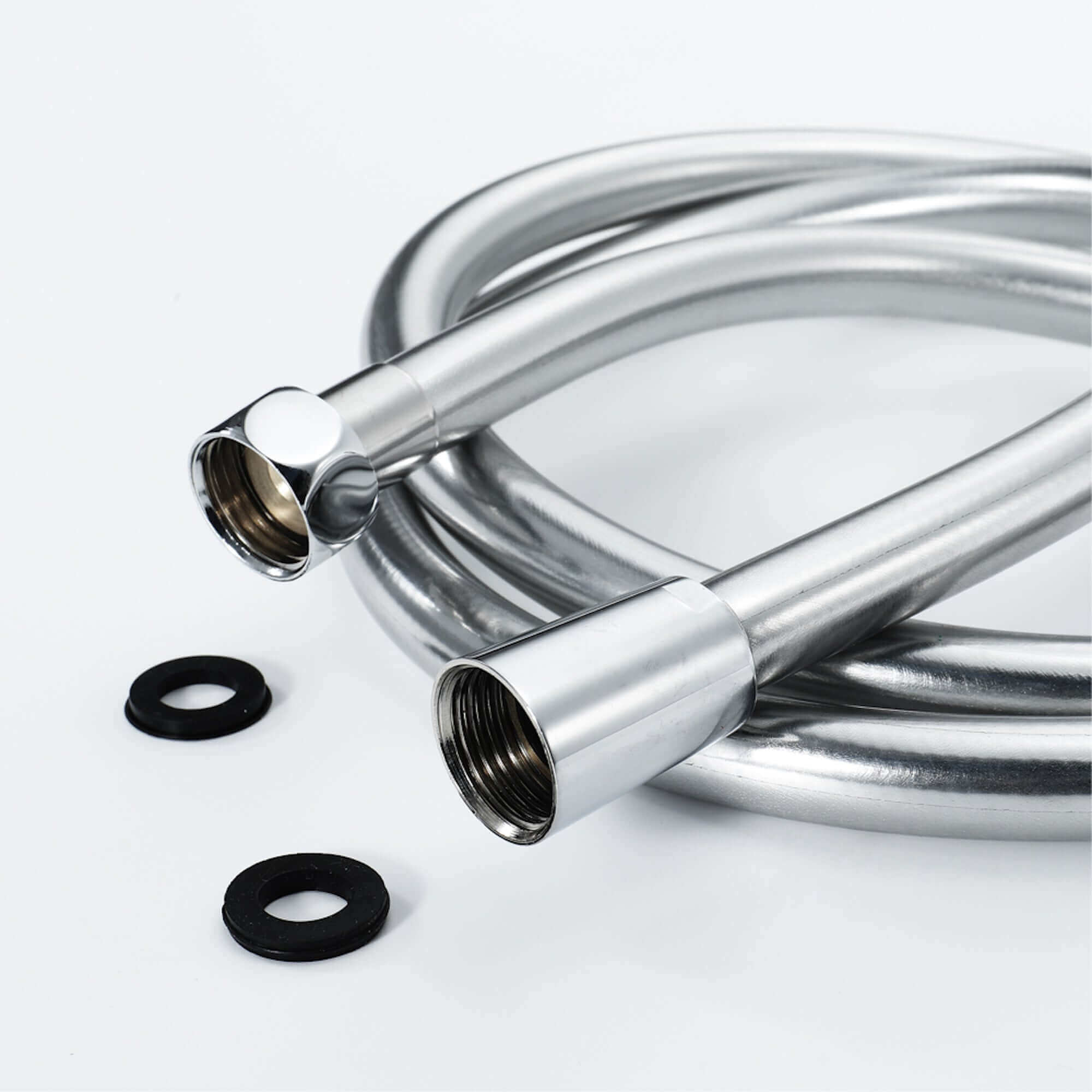 PVC shower hose 1.5m - silver - Image 3