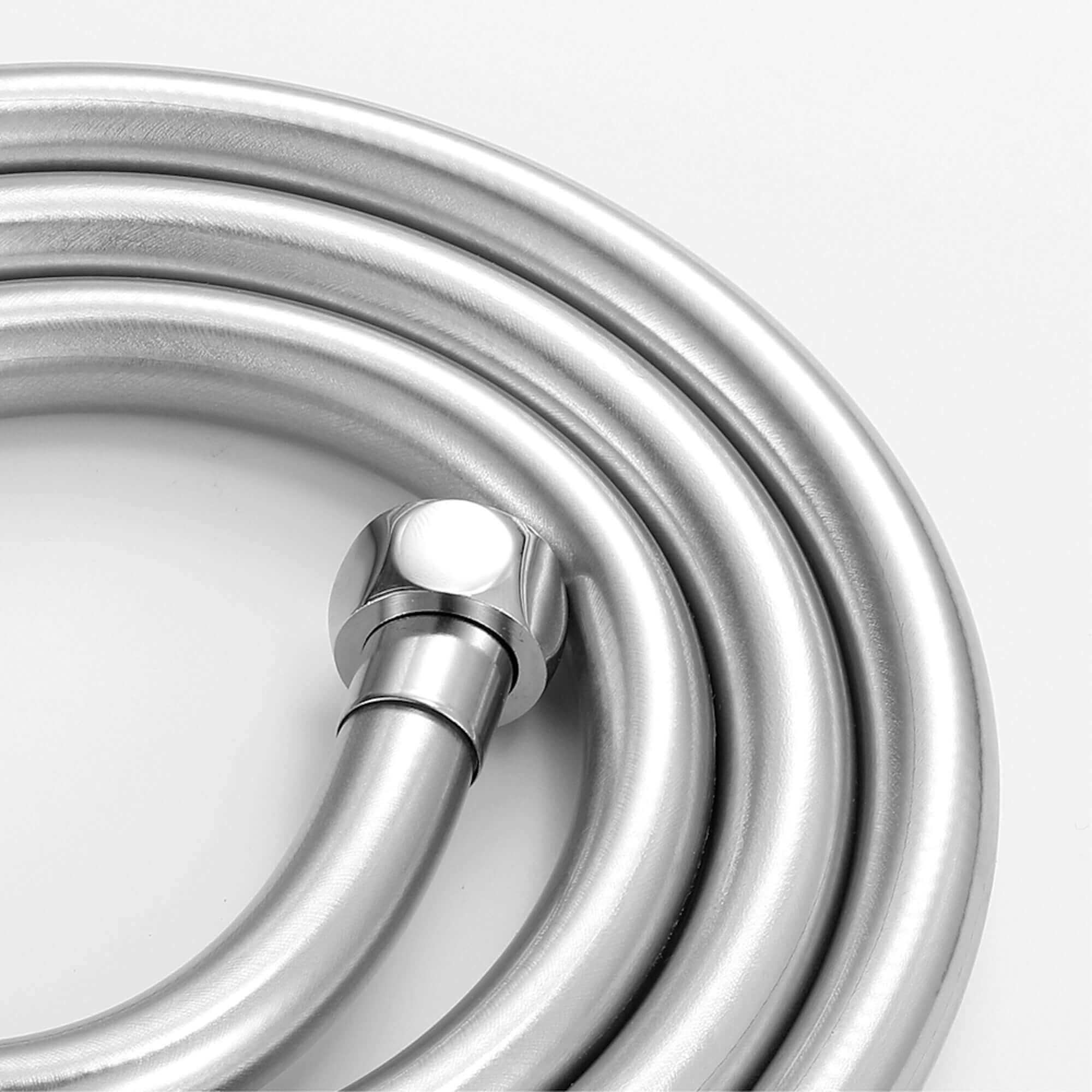 PVC shower hose 1.5m - silver - Image 4