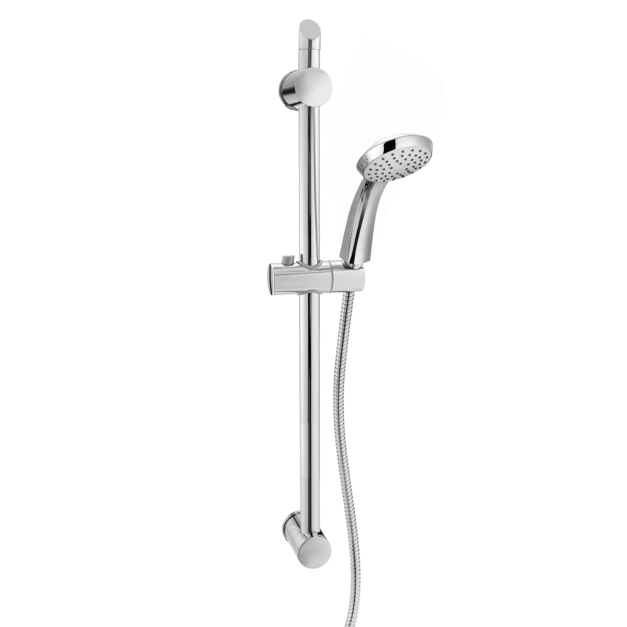 Quest Chrome Bath Shower Mixer Tap With Slider Rail - Image 3