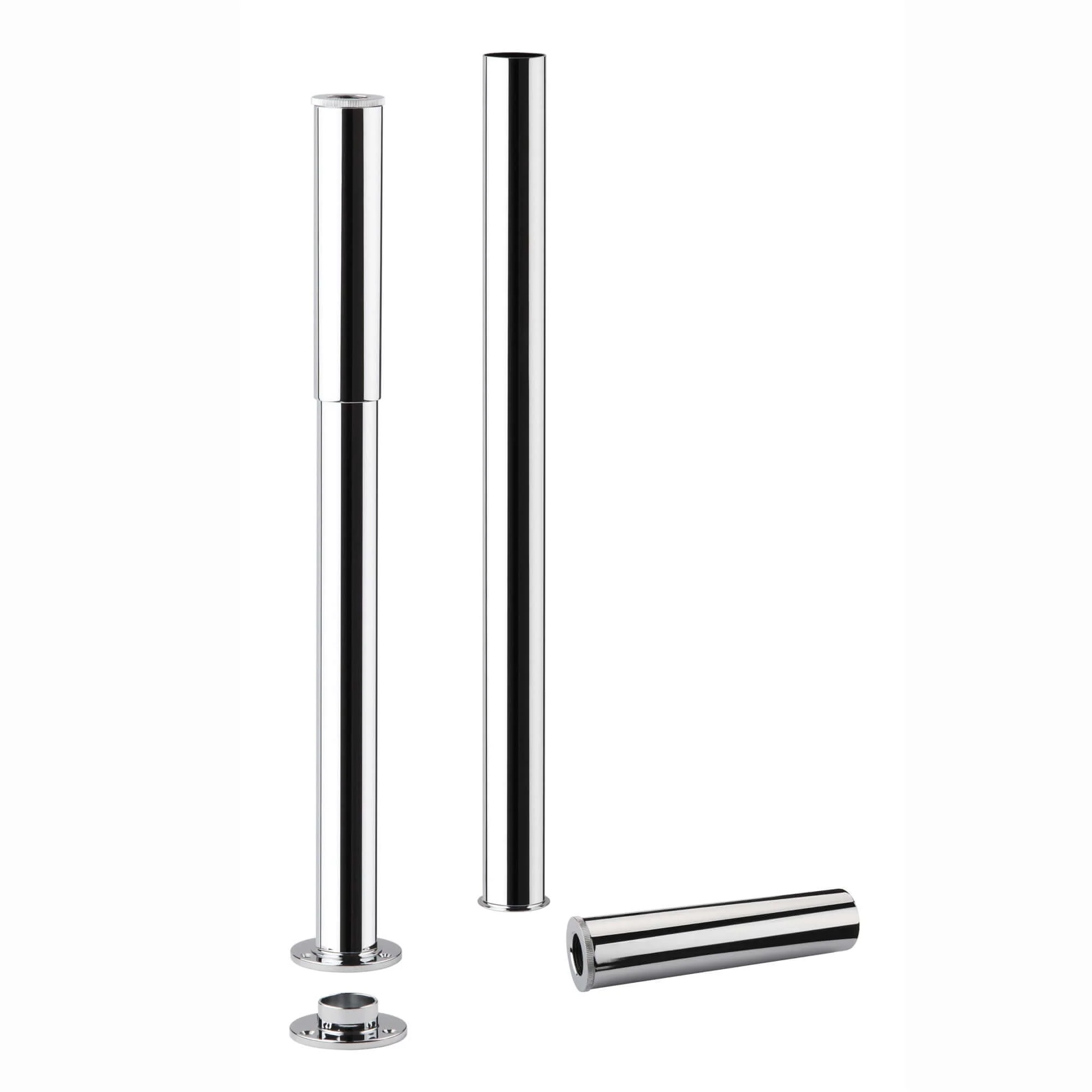 Roll top bath pack incl. exposed bath waste, shrouds and bath trap - chrome - Image 3