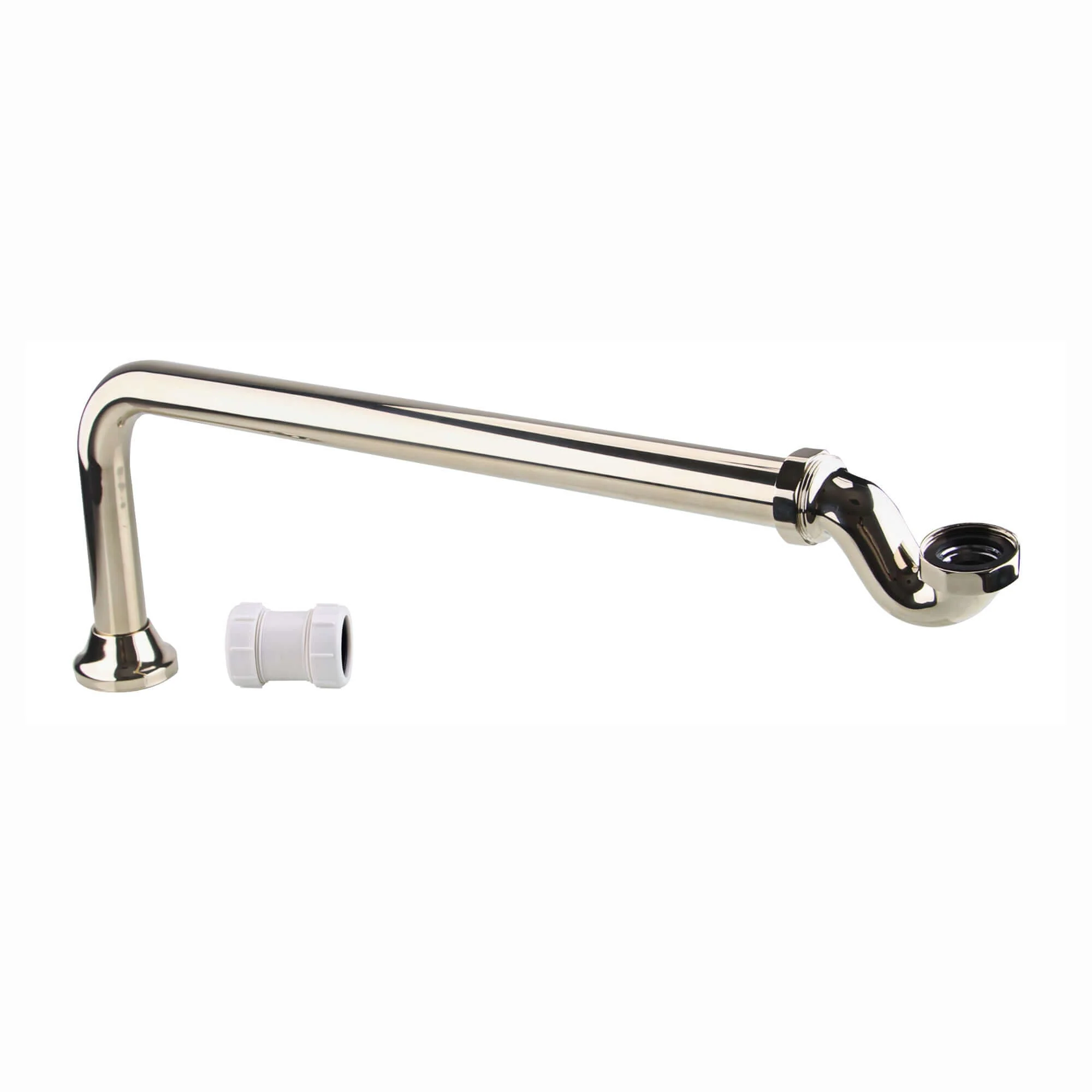 Roll top bath pack incl. exposed bath waste, shrouds and bath trap - gold - Image 3
