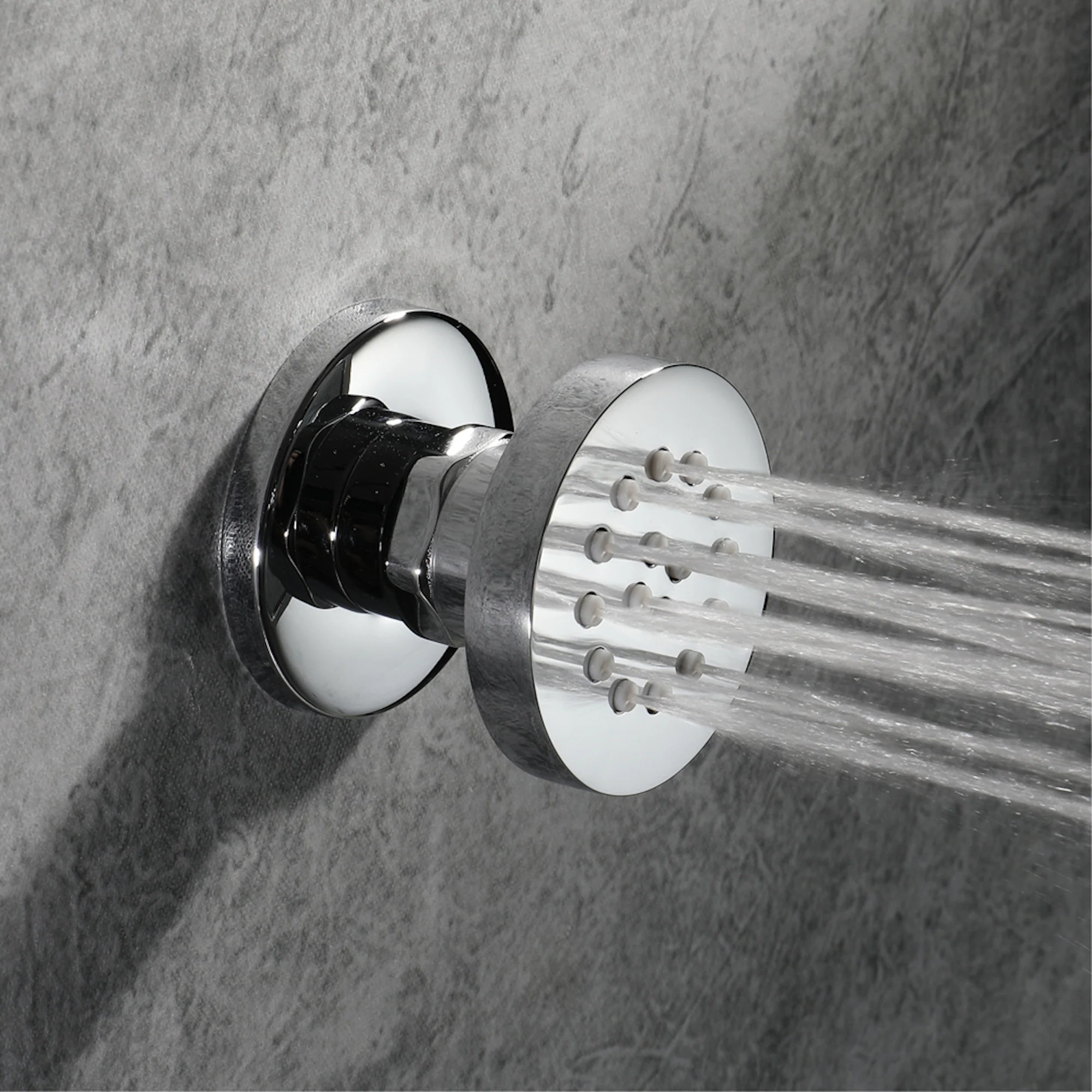 Round shower body jet - chrome - Image 3