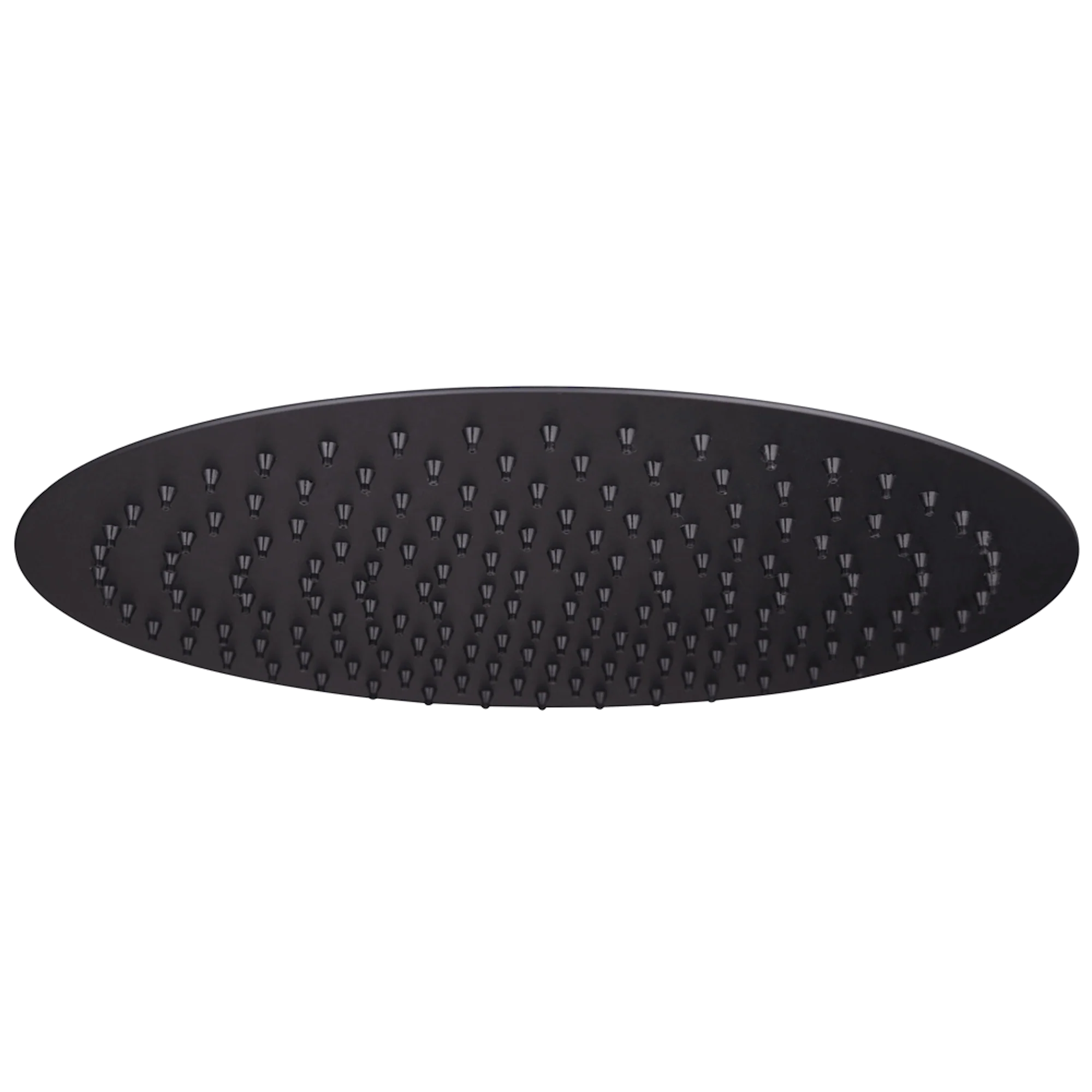 Round ultra slim shower head stainless steel 300mm - matt black - Image 2