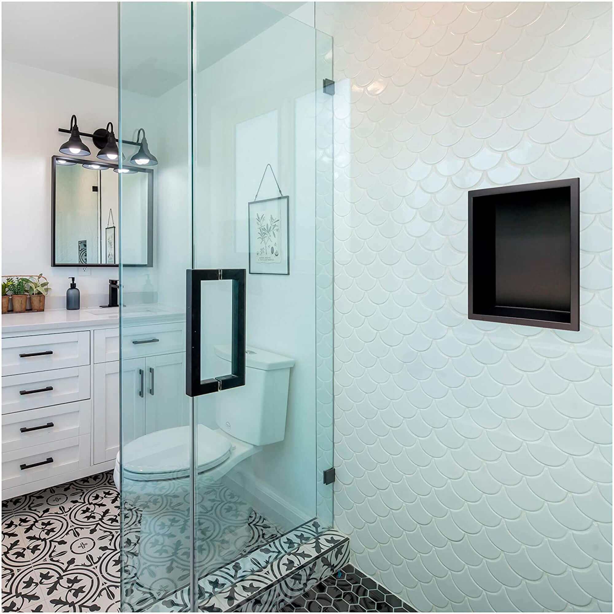Shower Niche 300 x 300 - Gunmetal Grey - Image 3