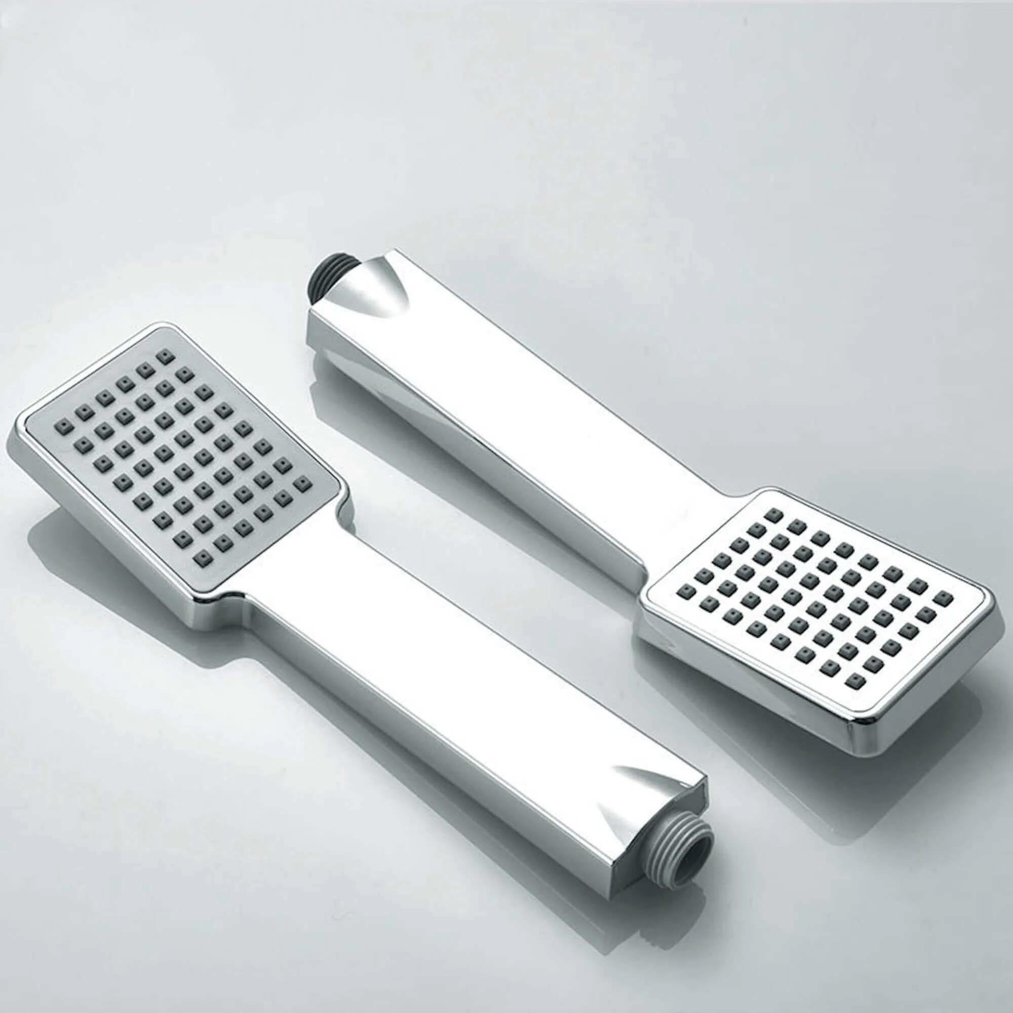 Square paddle hand shower - chrome effect - Image 4