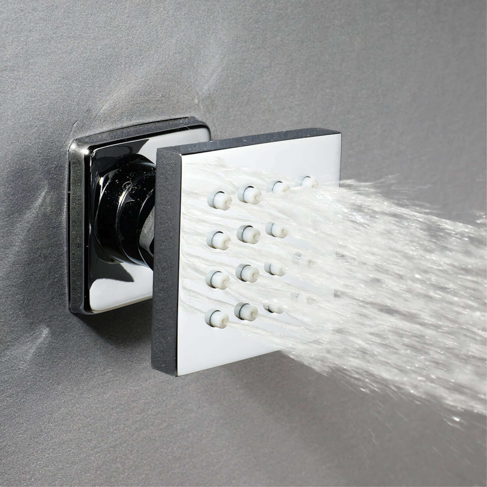 Square shower body jet - chrome - Image 2