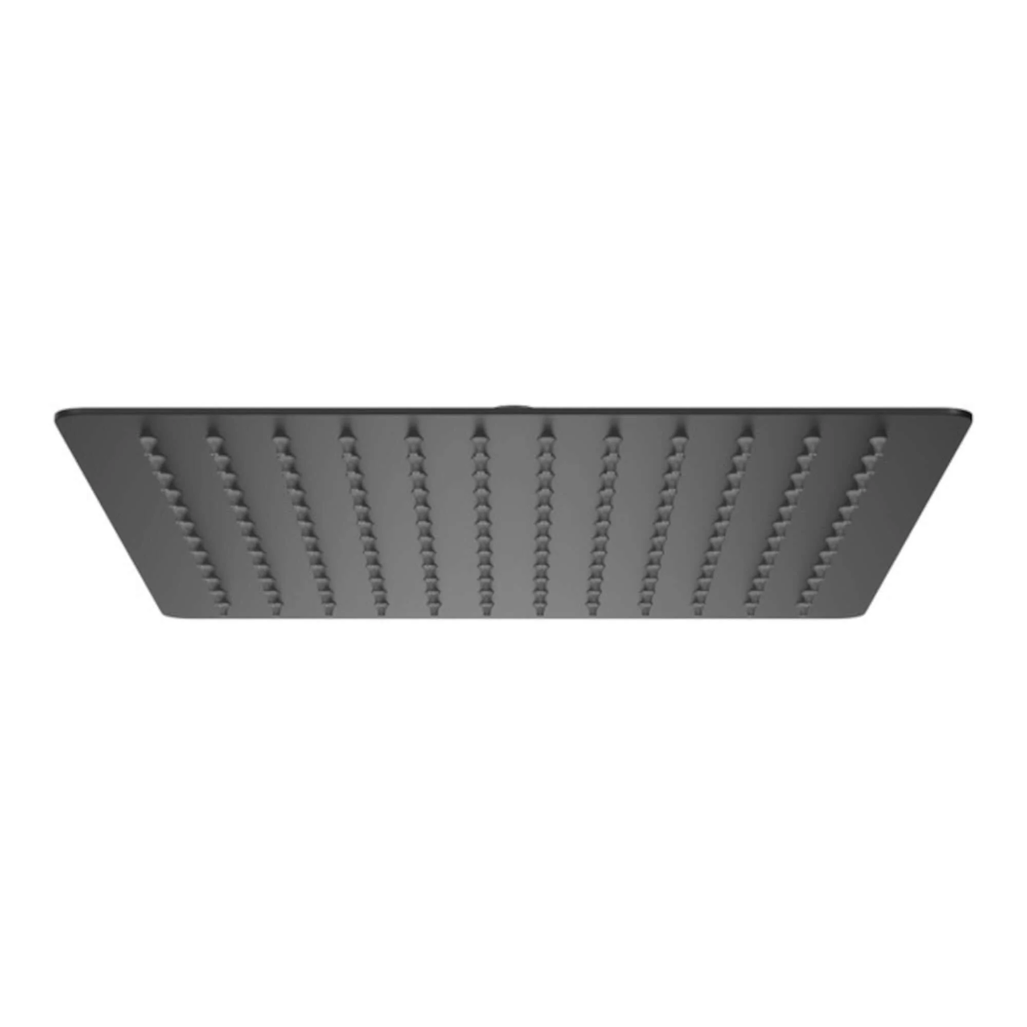 Square ultra slim shower head stainless steel 300mm - gunmetal grey - Image 3