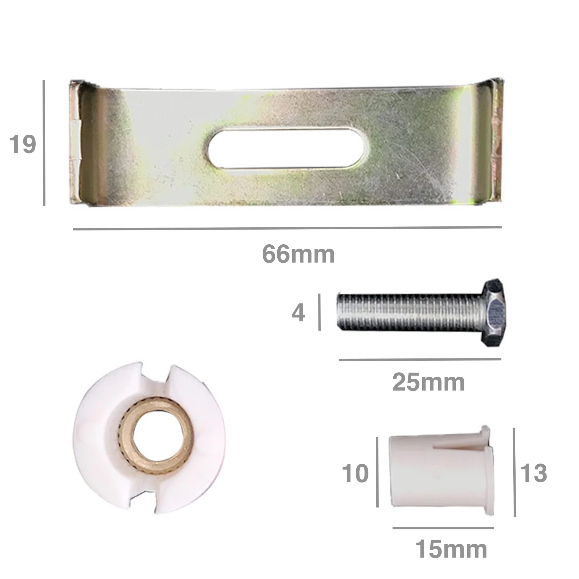 Stainless steel undermount kitchen sink fixing clip kit - 8 pack - Image 5