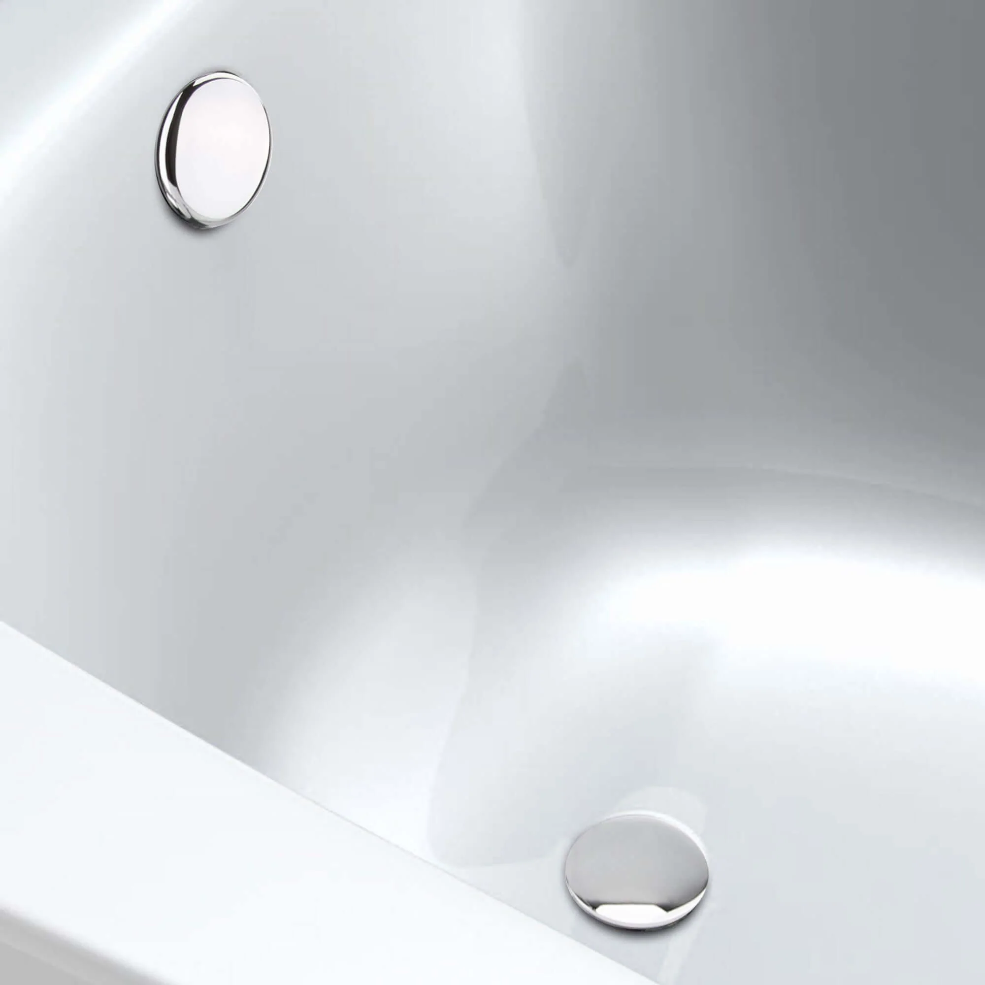Stella bundle incl. bath shower mixer tap with dual riser rail, basin mixer, bath and basin wastes - chrome - Image 5