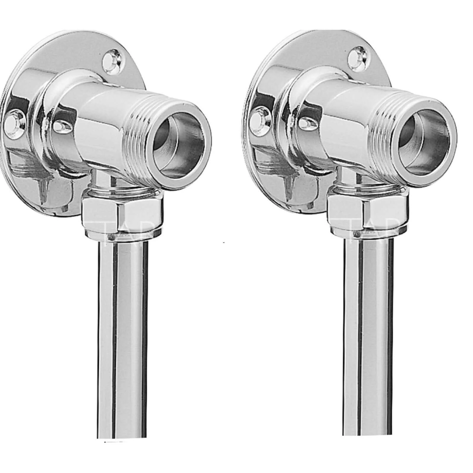 Surface mounted pipework fittings - chrome - Image 3