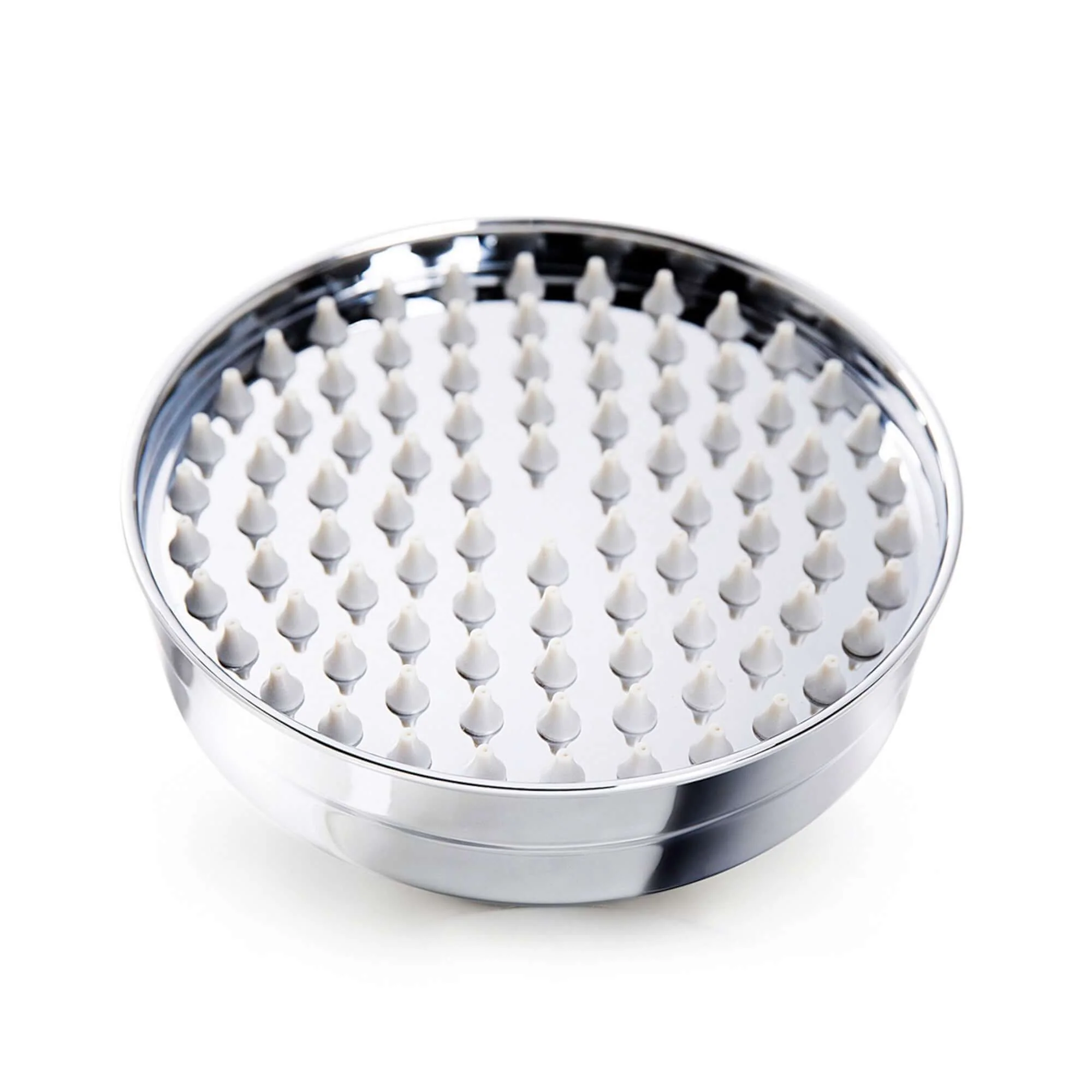 Chrome Traditional shower head apron rose brass 150mm - Image 2