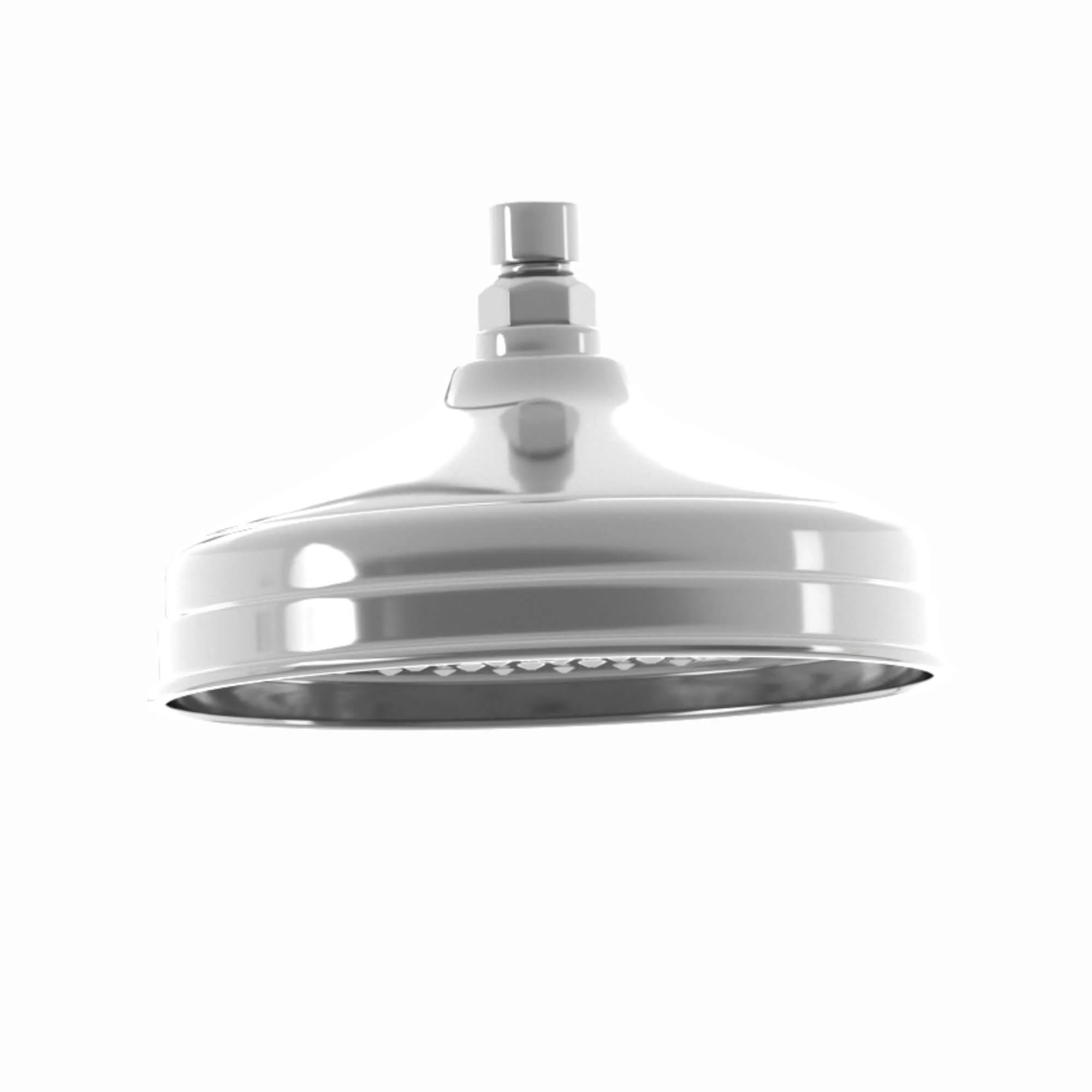 Traditional Wall Fixed Apron Brass Shower Head 8" With Shower Arm - Chrome - Image 5
