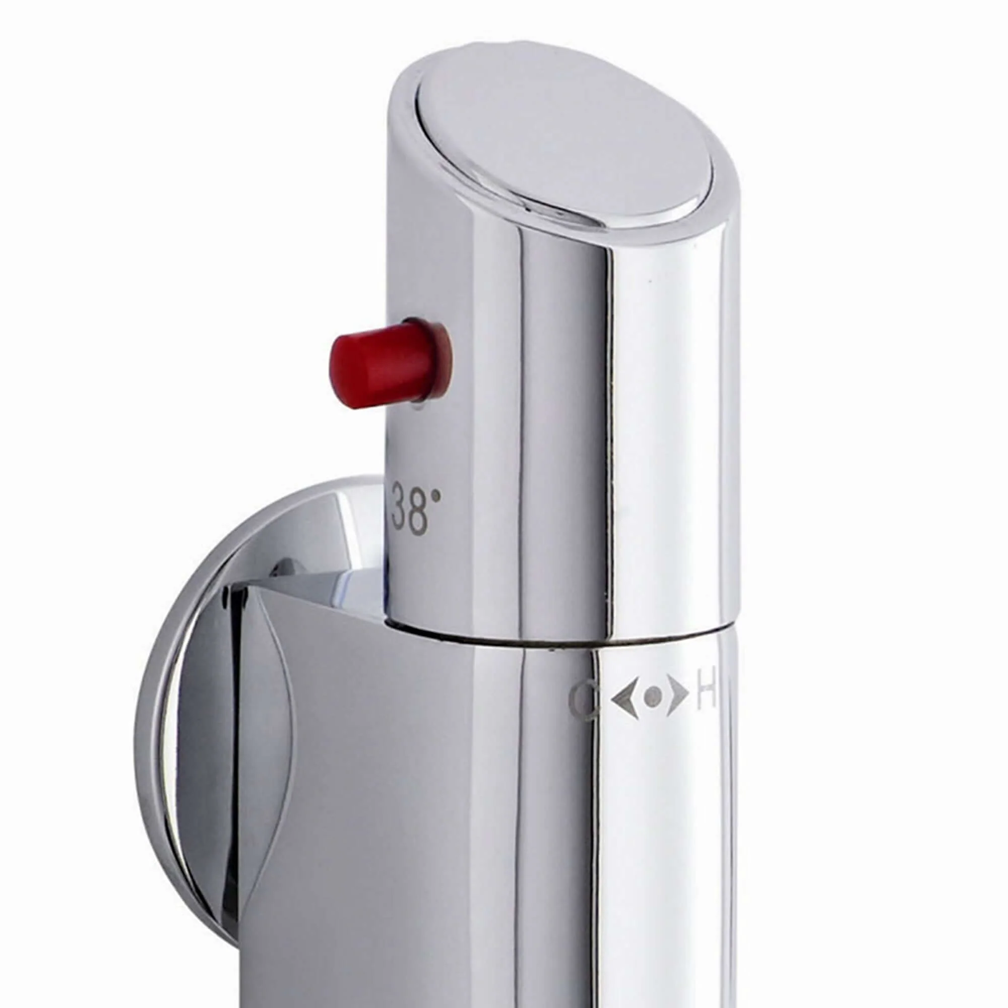 Vito Vertical Thermostatic Shower Bar Mixer Valve Tap With Contemporary Douche Bidet Handshower Spray Kit - Chrome - Image 4