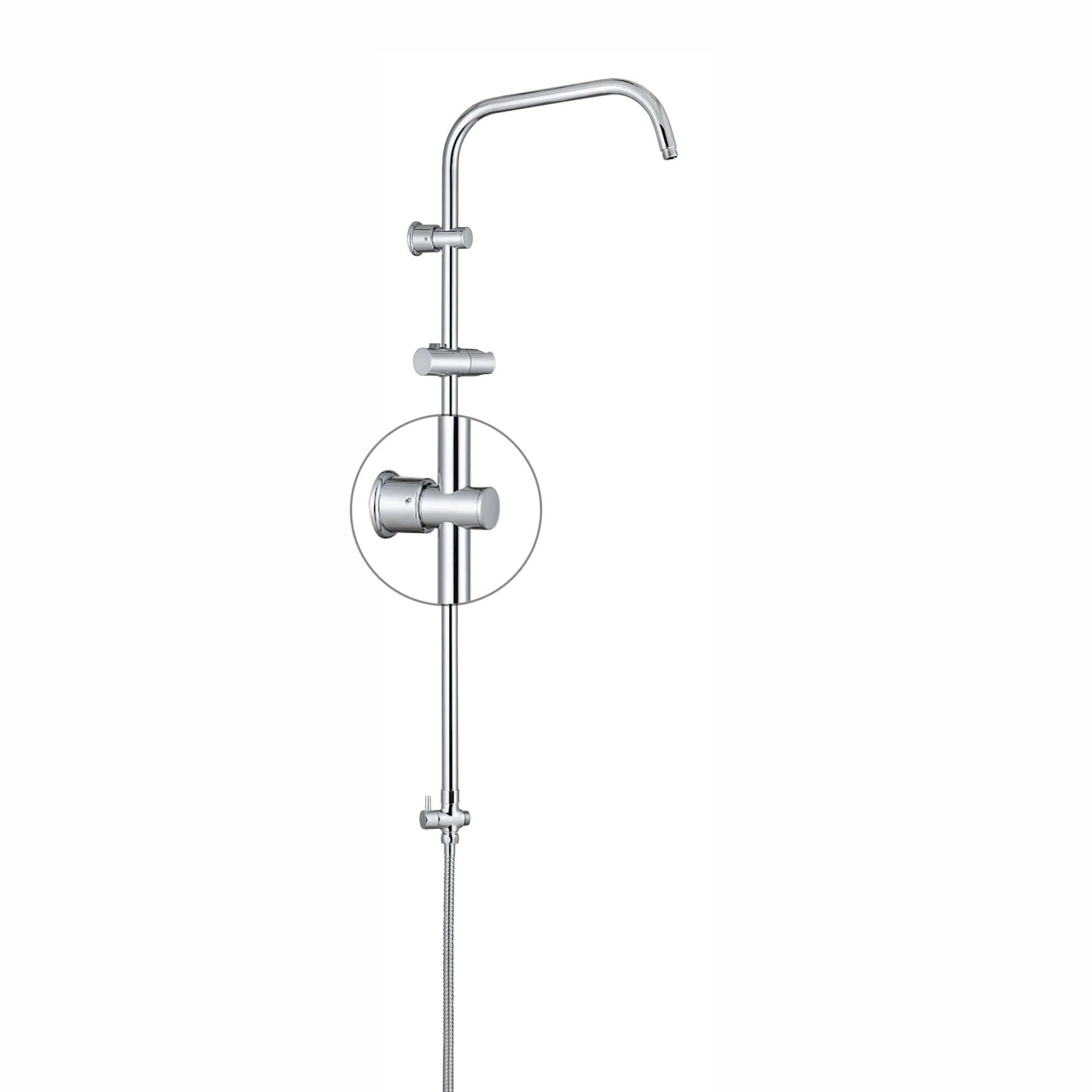 Wall bracket with cover for G16 - chrome - Image 2